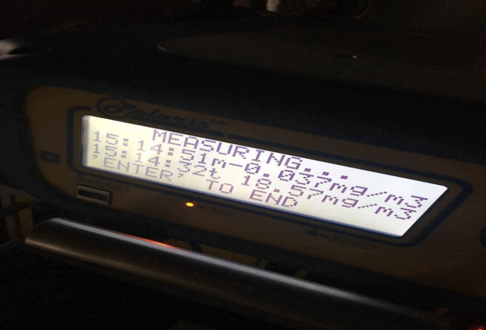 便攜式非甲烷總烴測試儀與在線儀器進(jìn)行現(xiàn)場比對